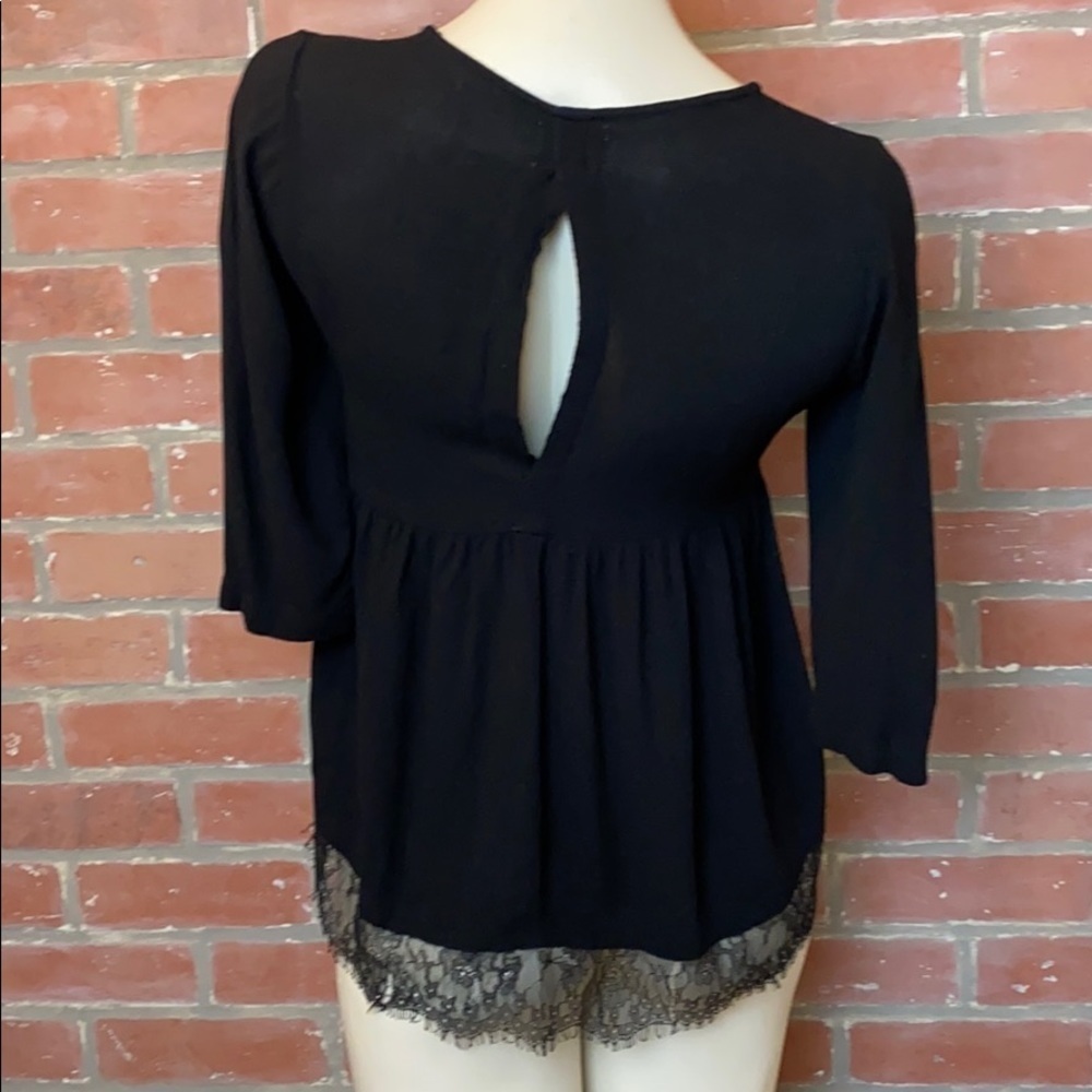 La Hearts Black lace top - Picture 2 of 8